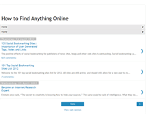 Tablet Screenshot of howtofindanythingonline.blogspot.com