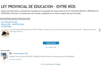 Tablet Screenshot of leyprovincialdeeducacion.blogspot.com