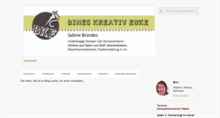 Desktop Screenshot of bines-kreativ-ecke.blogspot.com