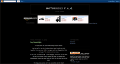 Desktop Screenshot of notorious-fag.blogspot.com