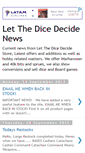 Mobile Screenshot of letthedicedecide.blogspot.com