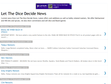 Tablet Screenshot of letthedicedecide.blogspot.com