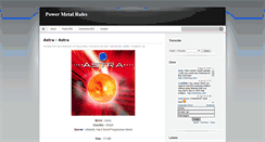 Desktop Screenshot of powermetalrules.blogspot.com