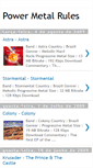 Mobile Screenshot of powermetalrules.blogspot.com
