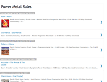 Tablet Screenshot of powermetalrules.blogspot.com