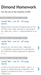 Mobile Screenshot of dimondhomework.blogspot.com