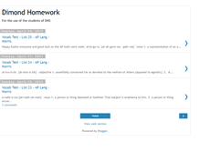 Tablet Screenshot of dimondhomework.blogspot.com
