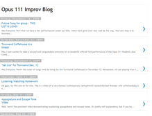 Tablet Screenshot of opus111improvblog.blogspot.com