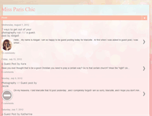 Tablet Screenshot of missparischic.blogspot.com