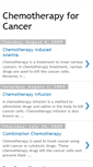 Mobile Screenshot of chemotherapyforcancer.blogspot.com