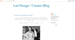 Desktop Screenshot of luedesigncurator.blogspot.com