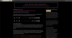 Desktop Screenshot of fanmaderecordings.blogspot.com