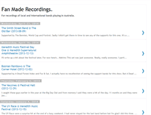 Tablet Screenshot of fanmaderecordings.blogspot.com