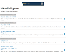 Tablet Screenshot of nikonphilippines.blogspot.com