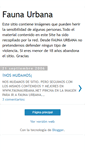Mobile Screenshot of faunacallejera.blogspot.com