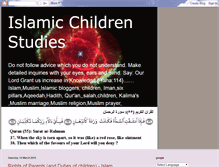 Tablet Screenshot of islamicchildrenstudy.blogspot.com