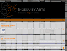 Tablet Screenshot of ingenuityarts.blogspot.com