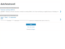Tablet Screenshot of dutchesstravel.blogspot.com