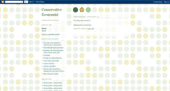 Desktop Screenshot of conservativeeconomist.blogspot.com