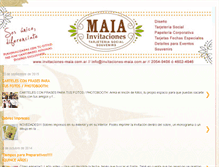 Tablet Screenshot of invitaciones-maia.blogspot.com