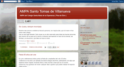 Desktop Screenshot of ampasantotomasvillanueva.blogspot.com