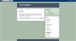 Desktop Screenshot of foreverbingham.blogspot.com