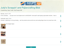 Tablet Screenshot of judyscrappin.blogspot.com