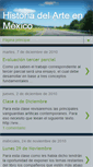 Mobile Screenshot of historiadelarteenmex.blogspot.com