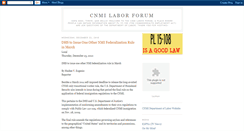 Desktop Screenshot of cnmilaborforum.blogspot.com