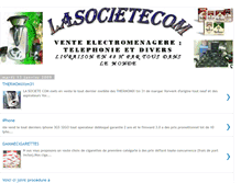 Tablet Screenshot of lasocietecom.blogspot.com