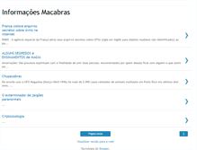Tablet Screenshot of informacoesmacabras.blogspot.com