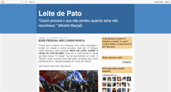 Desktop Screenshot of novoleitedepato.blogspot.com