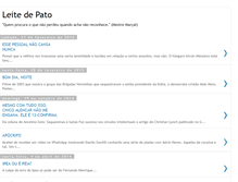 Tablet Screenshot of novoleitedepato.blogspot.com