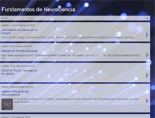 Tablet Screenshot of fundamentosdeneurociencia.blogspot.com