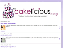 Tablet Screenshot of cakelicious-blog.blogspot.com