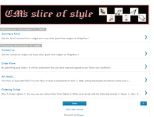 Tablet Screenshot of cm-slice-of-style.blogspot.com