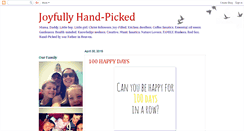 Desktop Screenshot of joyfullyhand-picked.blogspot.com