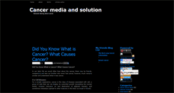 Desktop Screenshot of cancer-media.blogspot.com