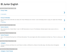 Tablet Screenshot of ibjuniorenglish.blogspot.com