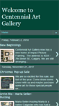 Mobile Screenshot of centennialartgallery.blogspot.com