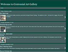 Tablet Screenshot of centennialartgallery.blogspot.com