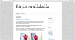 Desktop Screenshot of kirjastonullakolla.blogspot.com