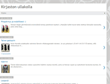Tablet Screenshot of kirjastonullakolla.blogspot.com