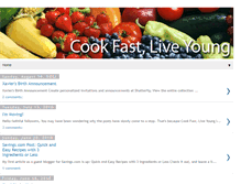 Tablet Screenshot of cookfastliveyoung.blogspot.com