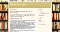 Desktop Screenshot of bookishomniana.blogspot.com