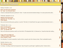 Tablet Screenshot of bookishomniana.blogspot.com