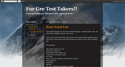 Desktop Screenshot of forgretesttakers.blogspot.com