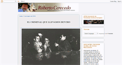 Desktop Screenshot of elblogderobertocerecedo.blogspot.com