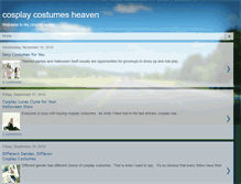 Tablet Screenshot of cosplaycostumeheaven.blogspot.com