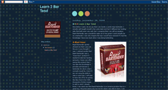 Desktop Screenshot of learn2bartend.blogspot.com